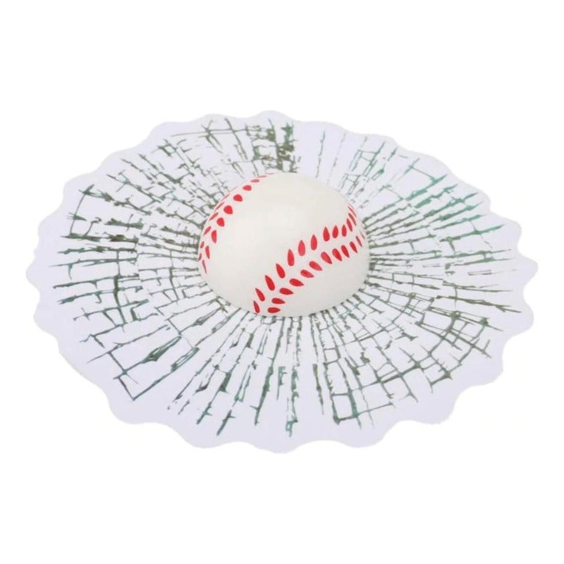 8 Sticker Vinil Decorativo Pelota Tenis Besibol Parabrisas Color Pelota Beisbol
