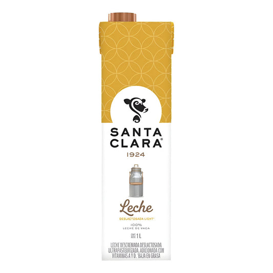 Leche De  Vaca Uht Santa Clara Deslactosada Light 1l - Eurotruck Mexico