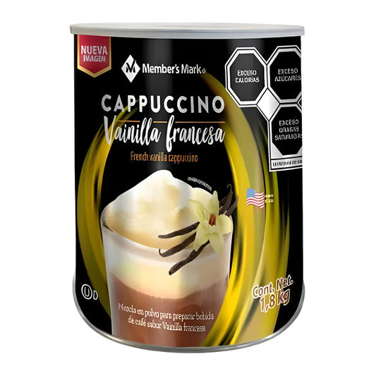 Cafe Capuccino Vainilla Francesa En Polvo Members Mark 1.8 Kg - Eurotruck Mexico
