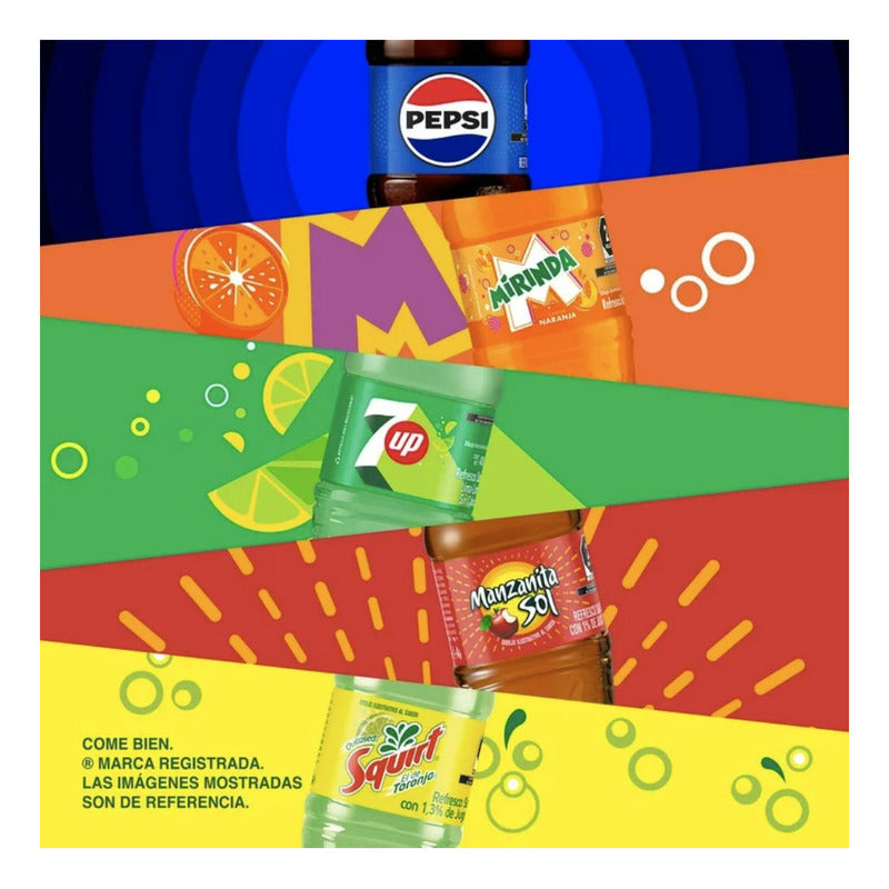 Refresco Pepsi Pack Mixto 24 Piezas 400ml Mirinda Manzanita