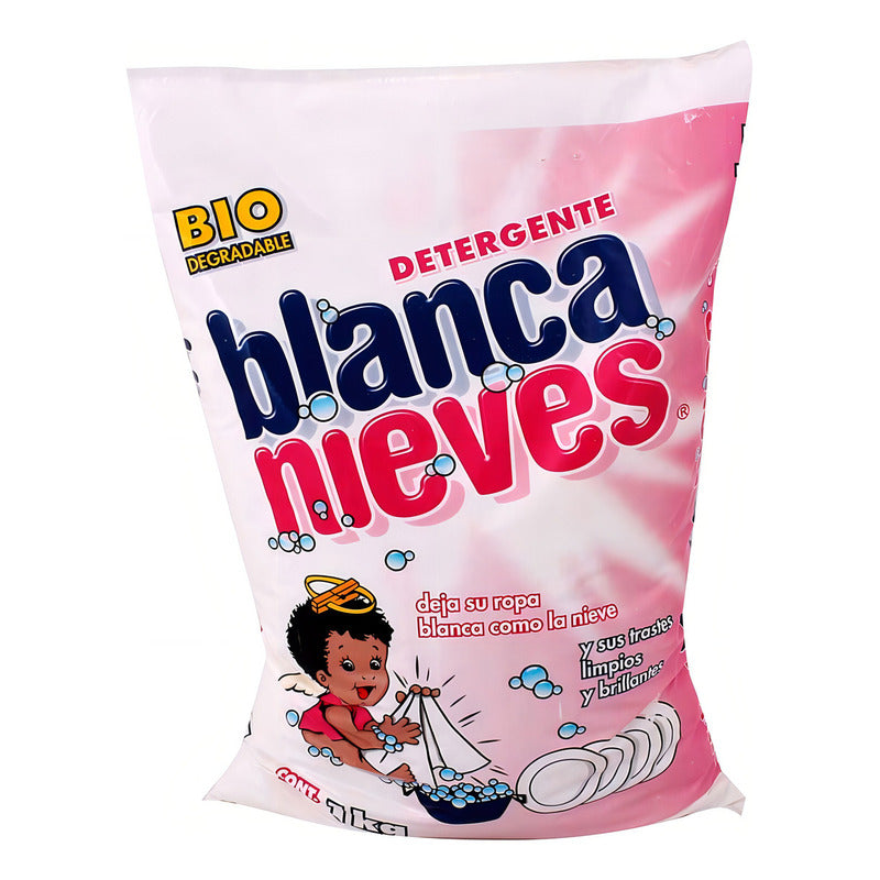 Detergente Polvo Blanca Nieves Multiusos Removedor Manchas 1kg