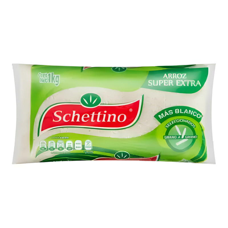 Schettino Arroz Super Extra Grano Largo Seleccionado 1kg - Eurotruck Mexico