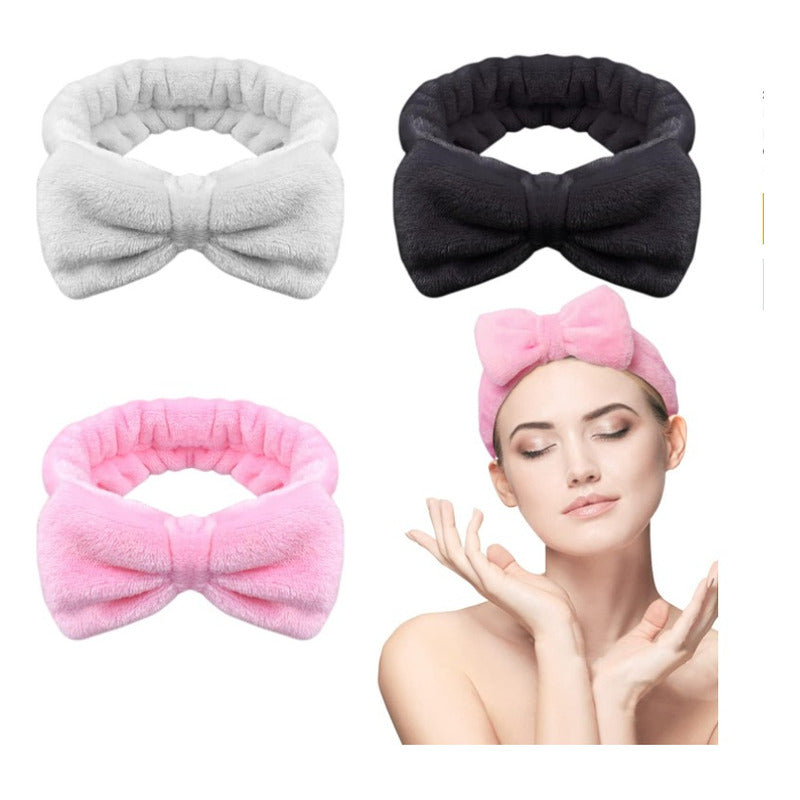 Balerina Diadema De Moño Felpa Aux. Maquillaje, 6 Piezas.