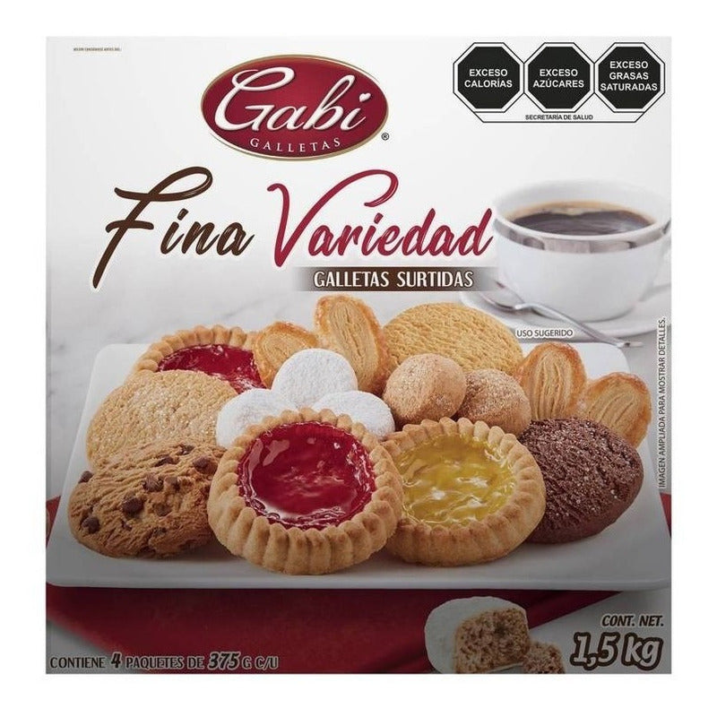 Galletas Gabi Fina Variedad 1.5 Kg Galletas Surtidas - Eurotruck Mexico