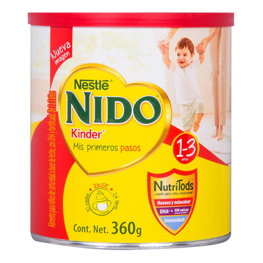 Leche De Fórmula En Polvo Nestlé Nido Kinder Lata De 360g +1