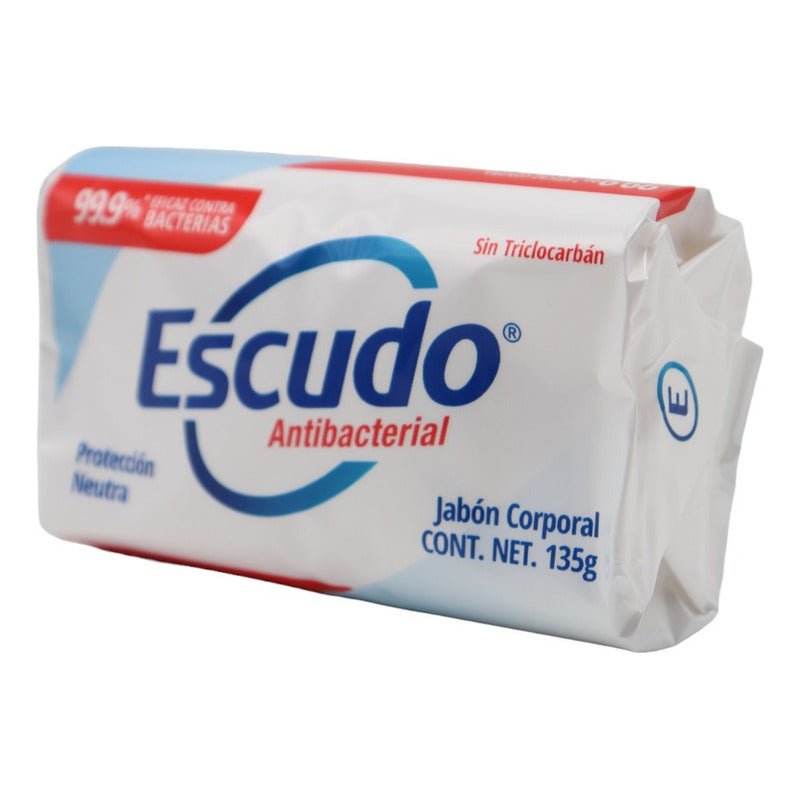 Jabon En Barra Escudo Antibacterial 135 Gr