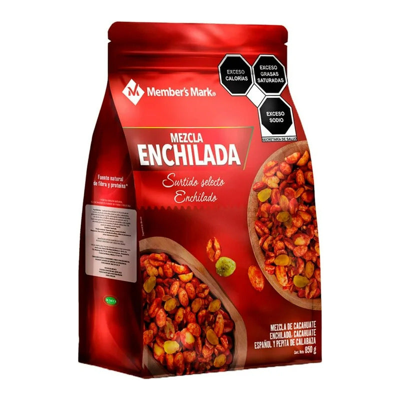 Mezcla Enchilada Members Mark De Cacahuates Y Semillas 850g
