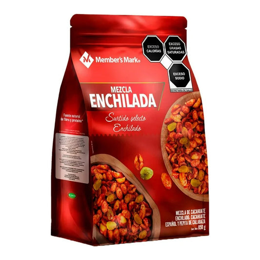 Mezcla Enchilada Members Mark De Cacahuates Y Semillas 850g