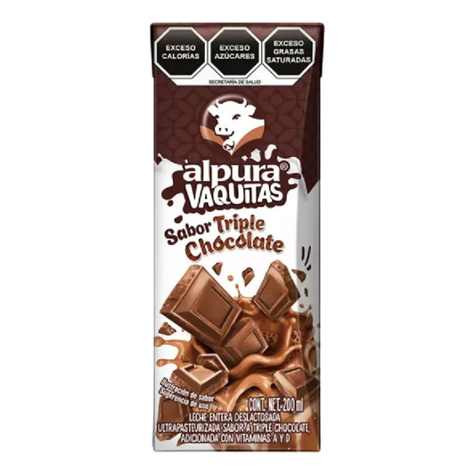 Leche Alpura Sabor Triple Chocolate 200 Ml - Eurotruck Mexico