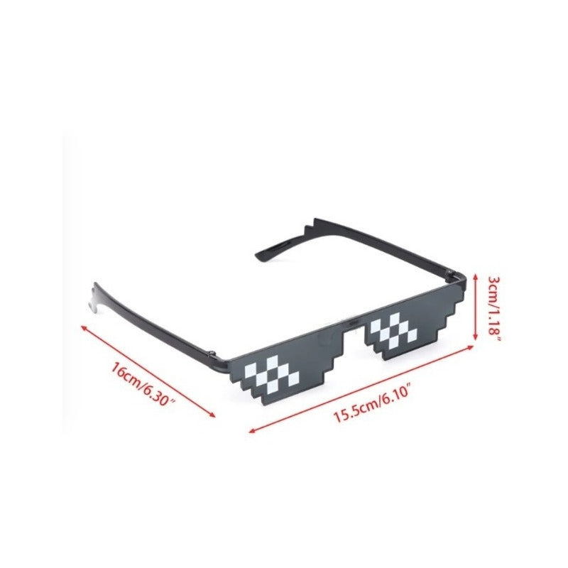 Lentes Thug Life Pixel Broma Fiesta Snoop Dogg Hip Hop 24pz Negro Lente Chico - Eurotruck Mexico