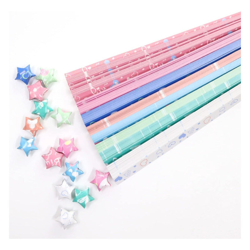 Cinta Origami, Tira Plegable Estrella, Manualidades