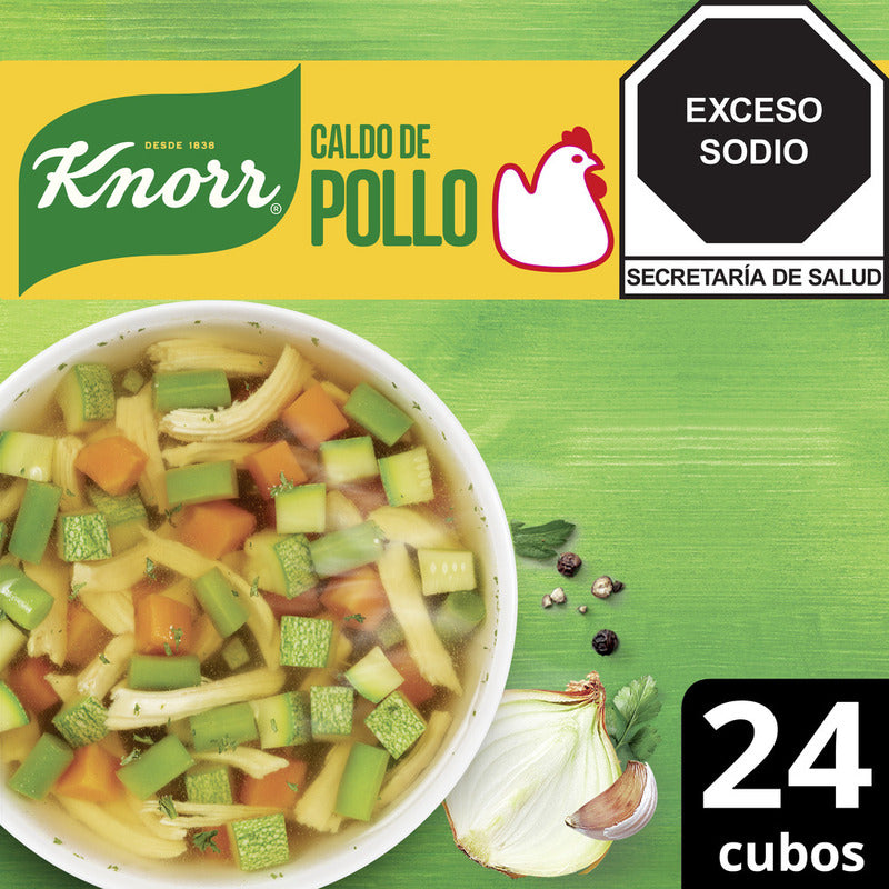 Caldo De Pollo Knorr 24 Cubos De 10.5 G - Eurotruck Mexico