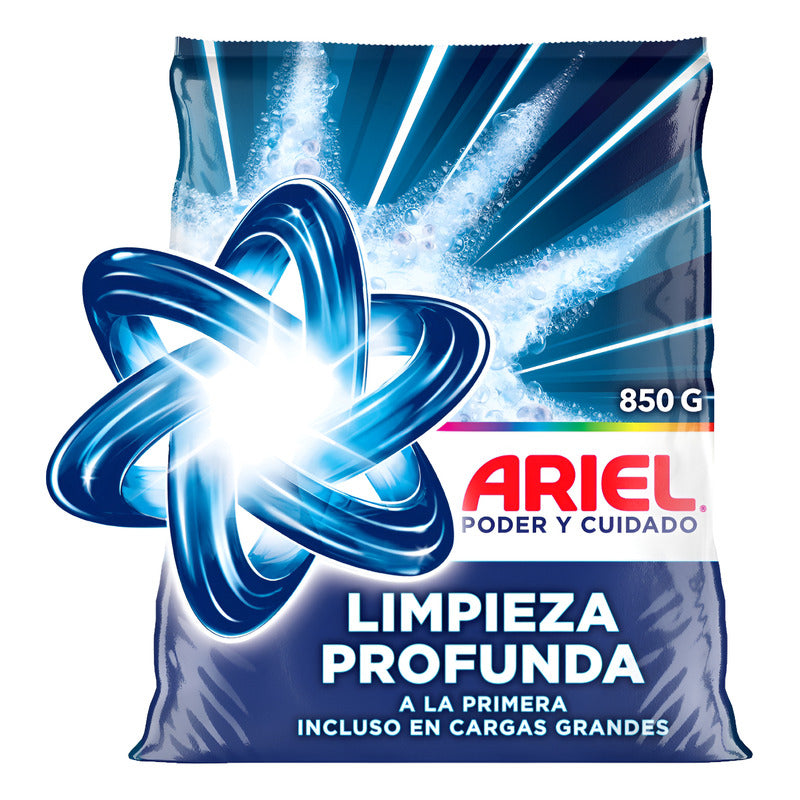 Detergente Para Ropa En Polvo Ariel Doble Poder Bolsa 850 g