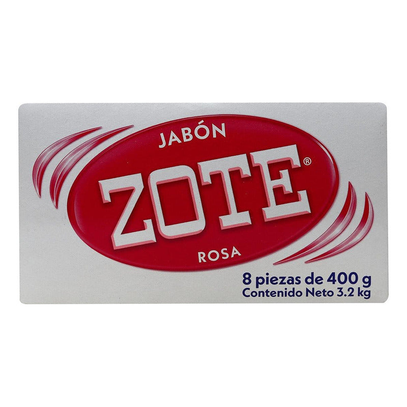 Jabon Zote En Barra Pack 8/400g (rosa) - Eurotruck Mexico