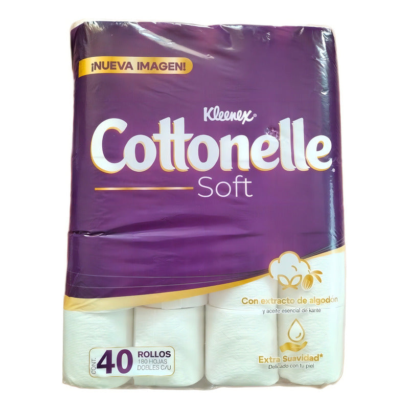 Papel Higiénico Kimberly-clark Kleenex Cotonelle 40 Rollos