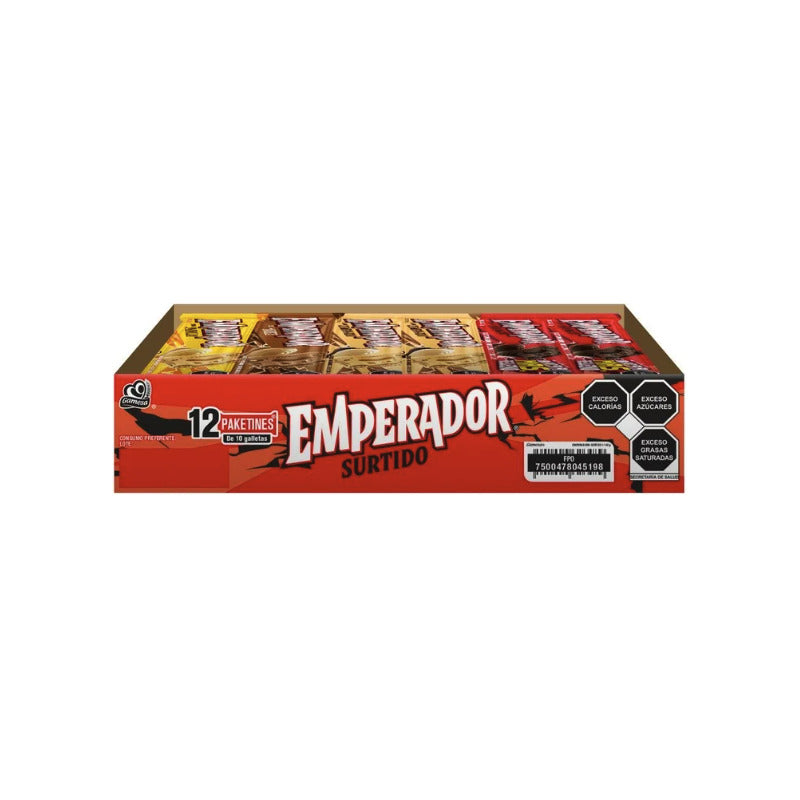 Galletas Emperador Surtido Gamesa De 12 Pzas 1142gr