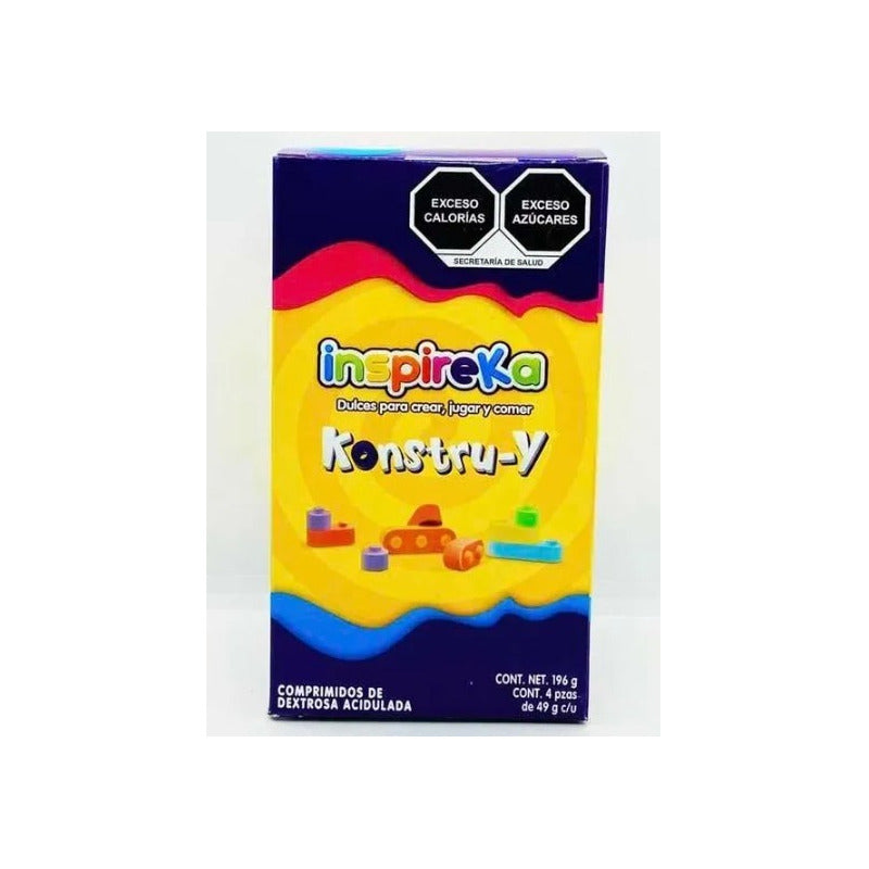 Dulces Inspireka Konstru-y Para Crear Jugar Comer 196 Gr - Eurotruck Mexico