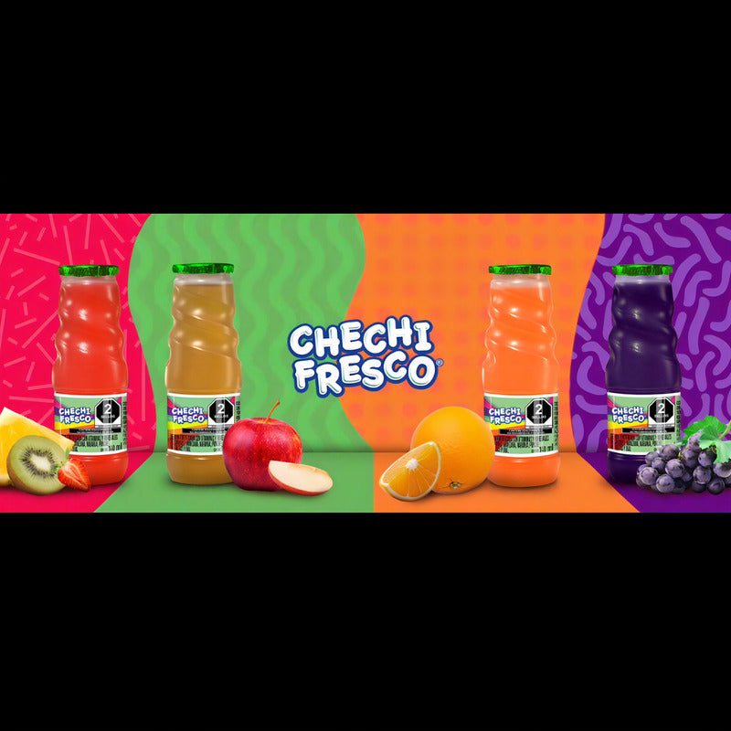 Chechi Fresco Jugo Tipo Paupau Frutsi 24pza Sabores Surtidos