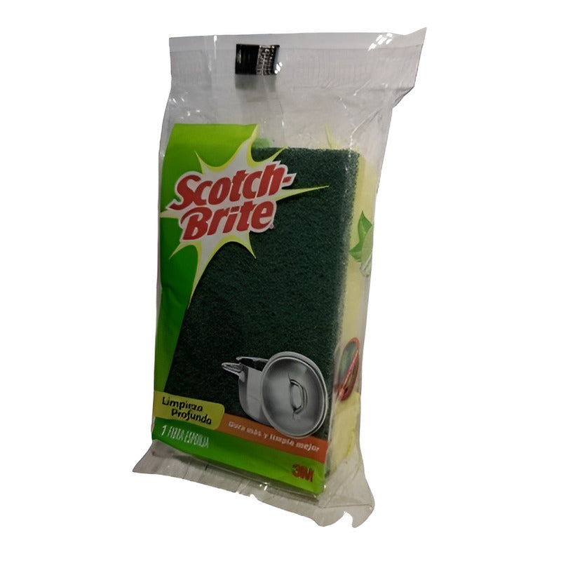 Fibra Esponja Verde Scotch Brite 3m Limpieza Profunda 6x10cm Verde Oscuro - Eurotruck Mexico