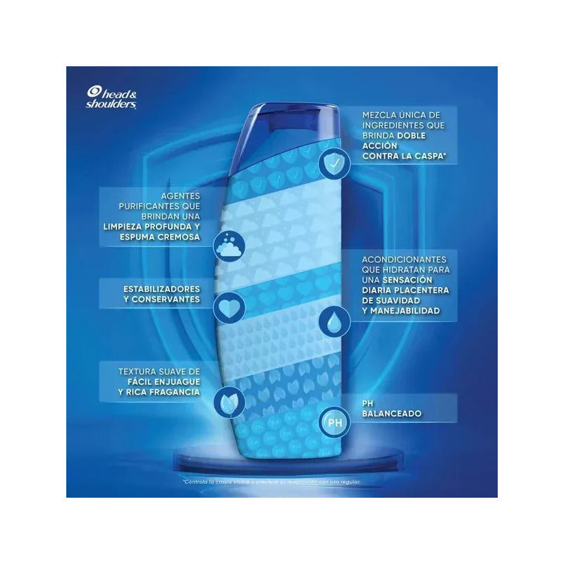 Shampoo Head & Shoulders Base Limpieza Protectora 1.19 L