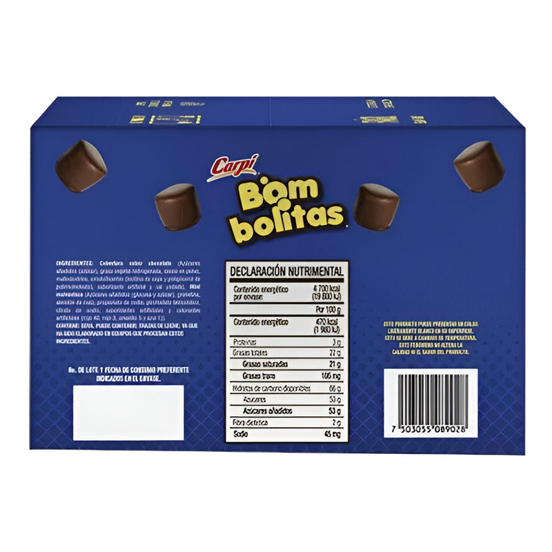 Malvavisco Carpi Chocolate Con Azúcar Libre Gluten 1kg - Eurotruck Mexico