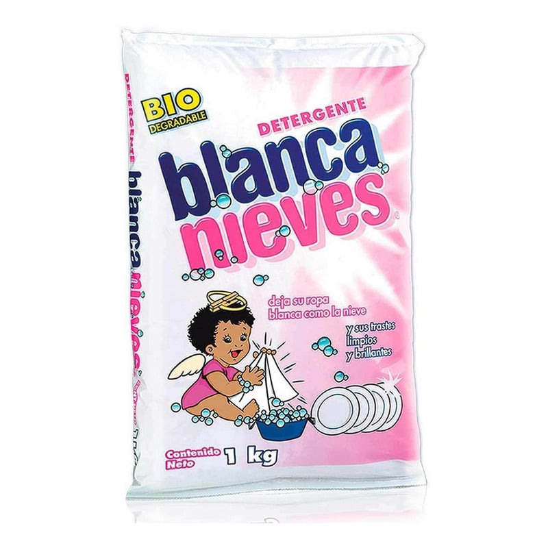 Jabon Blanca Nieves Detergente 1 Kg Caja Con 10 Kg