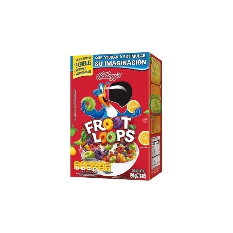 Cereal Kelloggs Froot Loops Sabor Frutal 790 Gr - Eurotruck Mexico