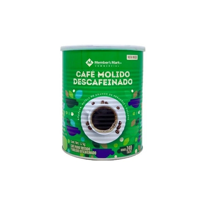 Café Tostado Y Molido Member's Mark Descafeinado De 1.2 Kg - Eurotruck Mexico