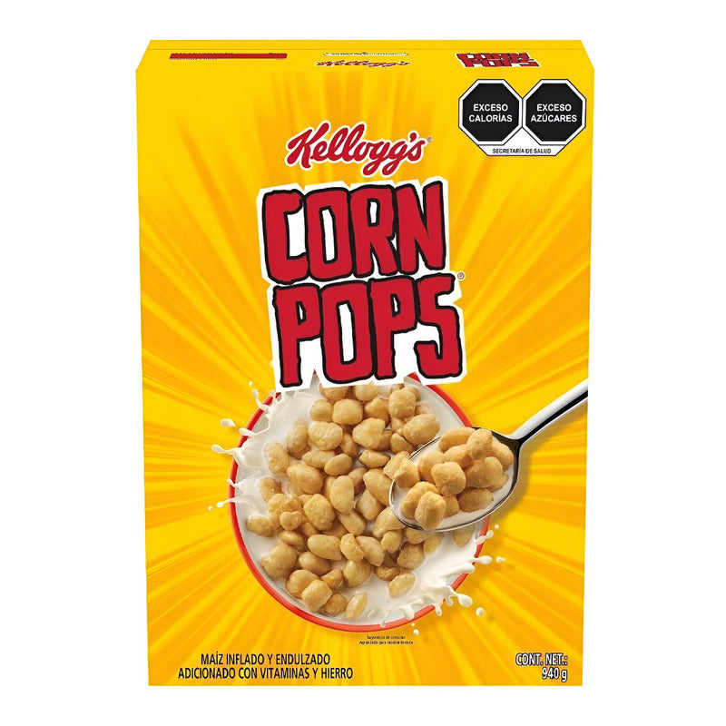 Cereal Corn Pops De Kellogs 940g De Maiz Inflado Y Endulzado - Eurotruck Mexico