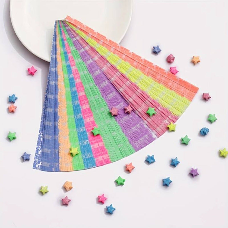 Cinta Origami, Tira Plegable Estrella, Manualidades