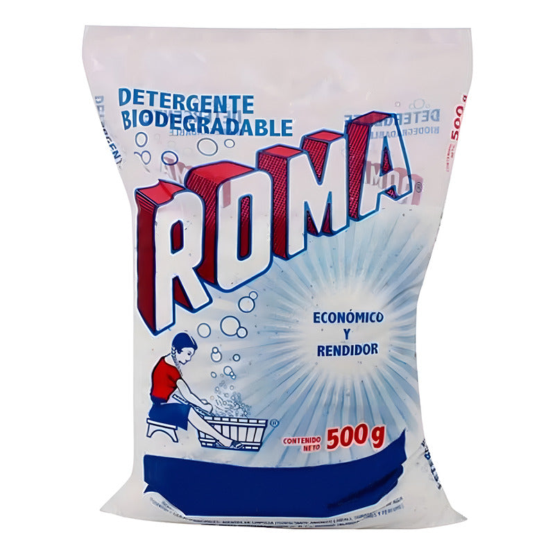 Detergente En Polvo Roma Multiusos Antibacterial Ropa Delicada 500g - Eurotruck Mexico
