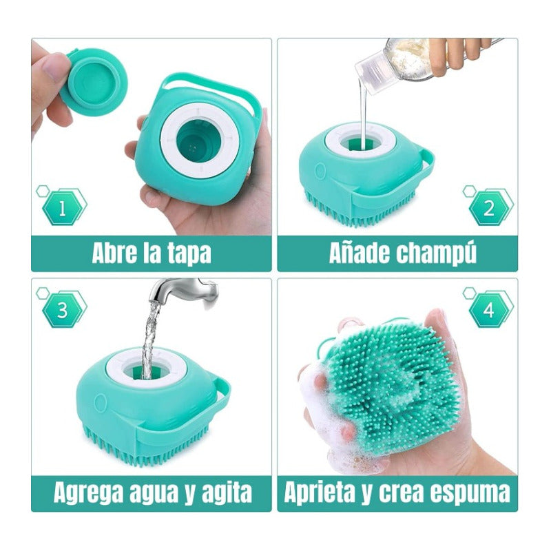 Cepillo Para Baño Macotas Perro, Multifuncional - Eurotruck Mexico