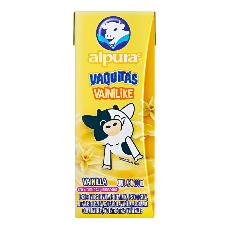 Leche Alpura Vaquitas Sabor Vainilla Vainilike 200 Ml - Eurotruck Mexico