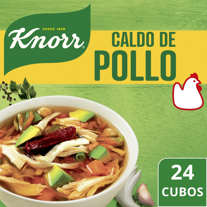 Caldo De Pollo Knorr 24 Cubos De 10.5g C/u - Eurotruck Mexico