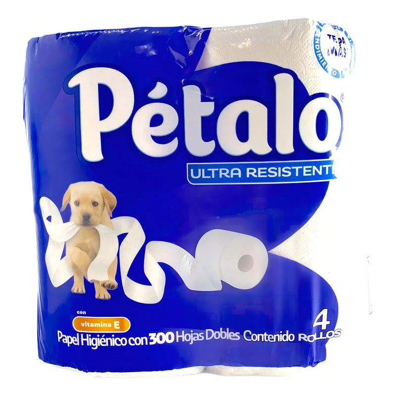 Papel Higienico Petalo Ultra Resistente Con 4 Rollos - Eurotruck Mexico