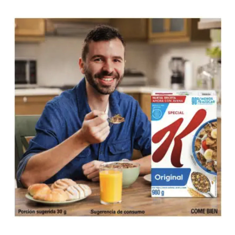 Cereal Special K Original Con Avena 90% Menos Azúcar 980 Gr - Eurotruck Mexico