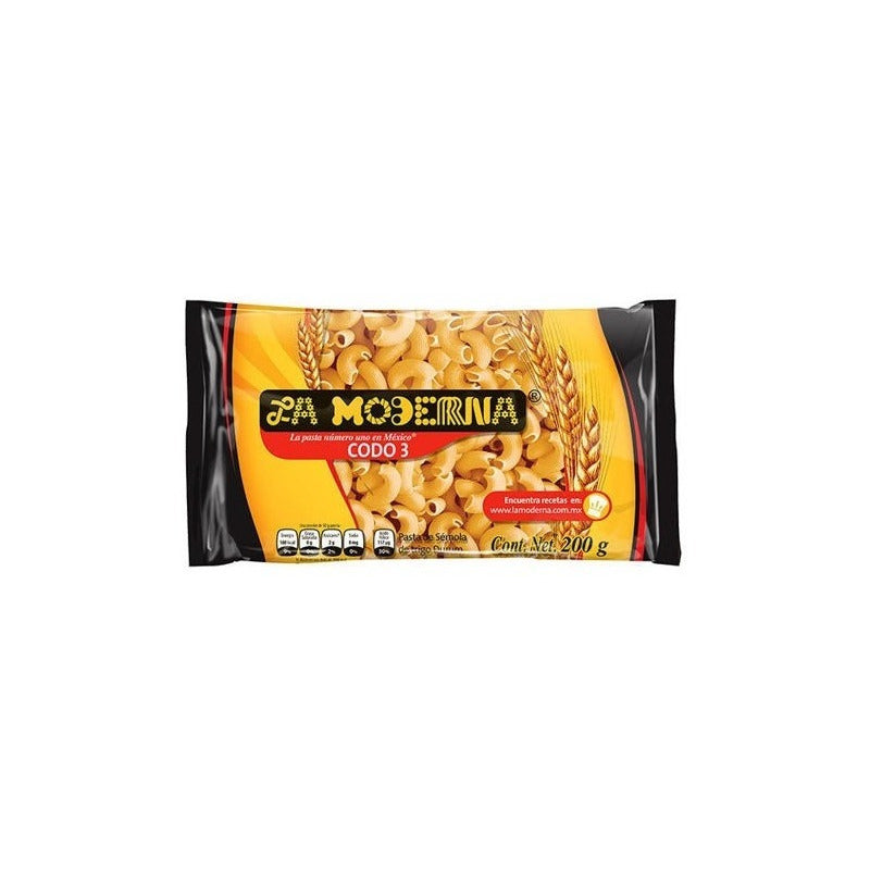 La Moderna Pasta Para Sopa Codo 3 200 Gr - Eurotruck Mexico