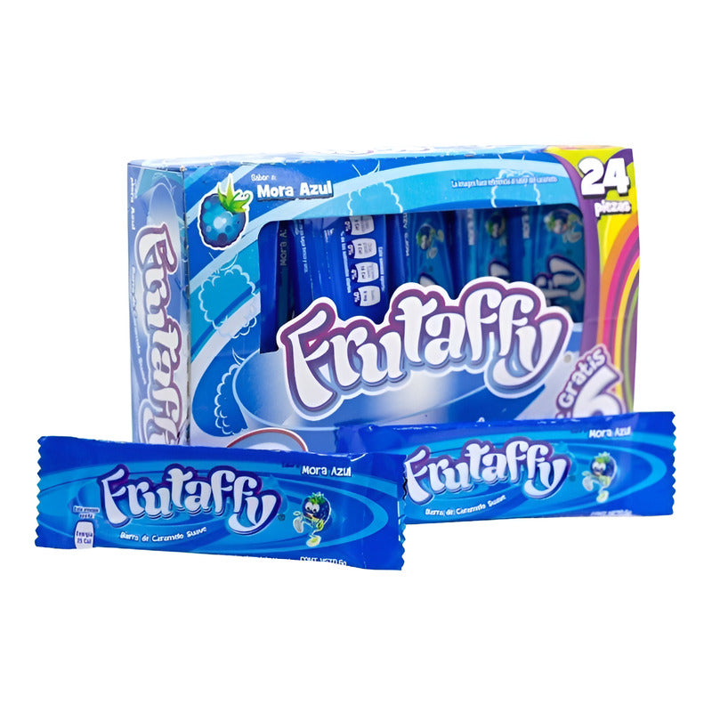 Dulce Winis Frutaffy Caramelo Suave Sabor Mora Azul 24pz - Eurotruck Mexico