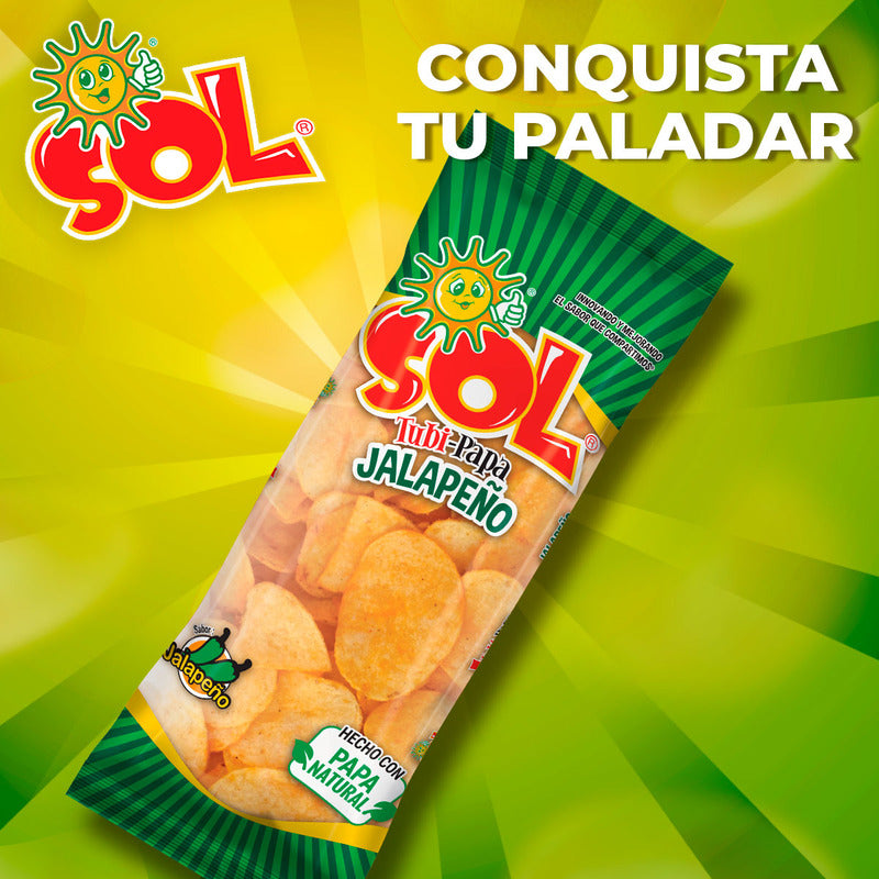 Sol Tubi Papa Jalapeño 100 Gr - Eurotruck Mexico