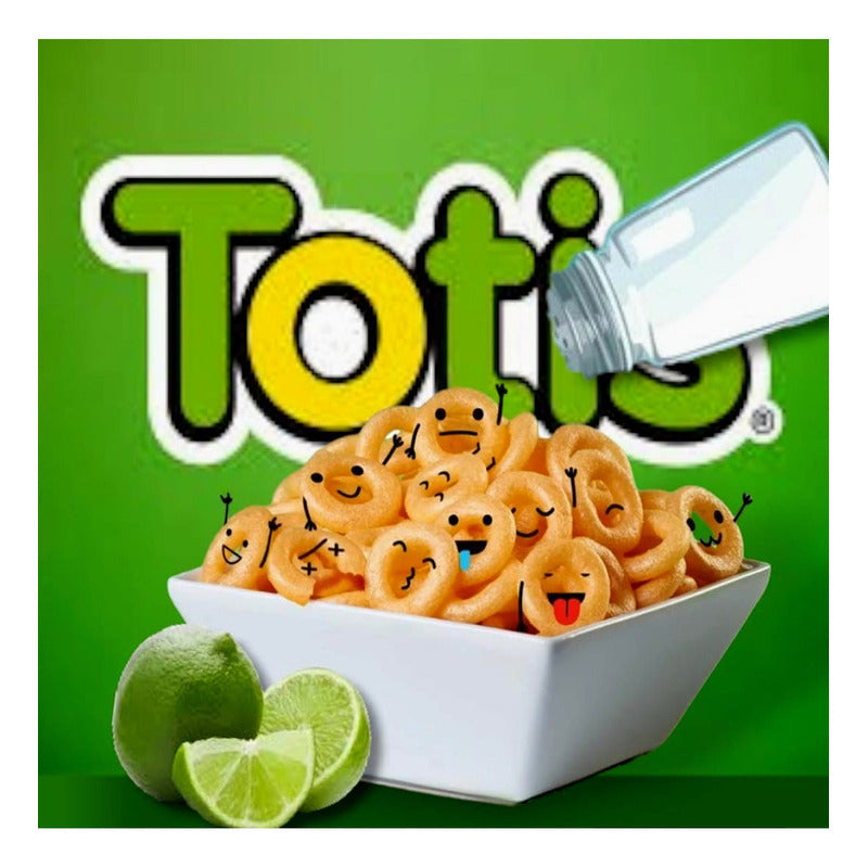 Totis Frituras Botana En Forma De Donita Sal Y Limon 25pz