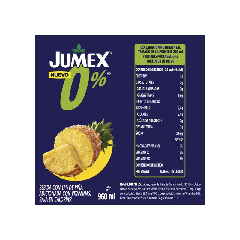 Jugo Jumex Piña 0%  960 Ml - Eurotruck Mexico