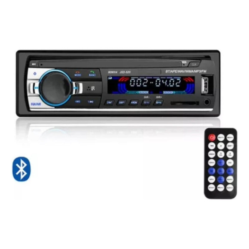 Auto Estéreo Reproductor Mp3 Jsd-520 Bluetooth Usb Aux Fm