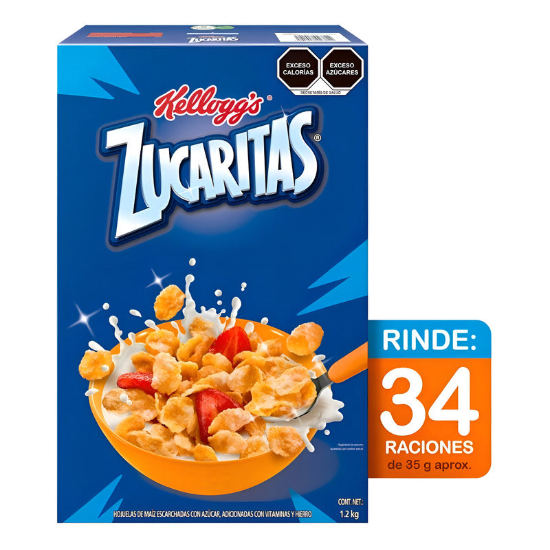 Cereal Zucaritas Kellogg's De 1.2kgs Hojuelas De Maíz Azúcar - Eurotruck Mexico