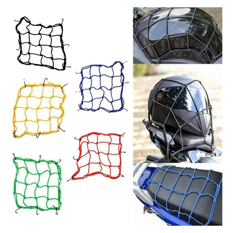 Red De Carga Elastica Porta Bulto Para Moto Casco Con Gancho - Eurotruck Mexico