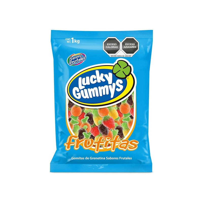 Lucky Gummys Frutitas Gomitas De Azucar 1kg