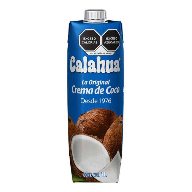 Crema De Coco Calahua 1 Lt Natural La Original - Eurotruck Mexico