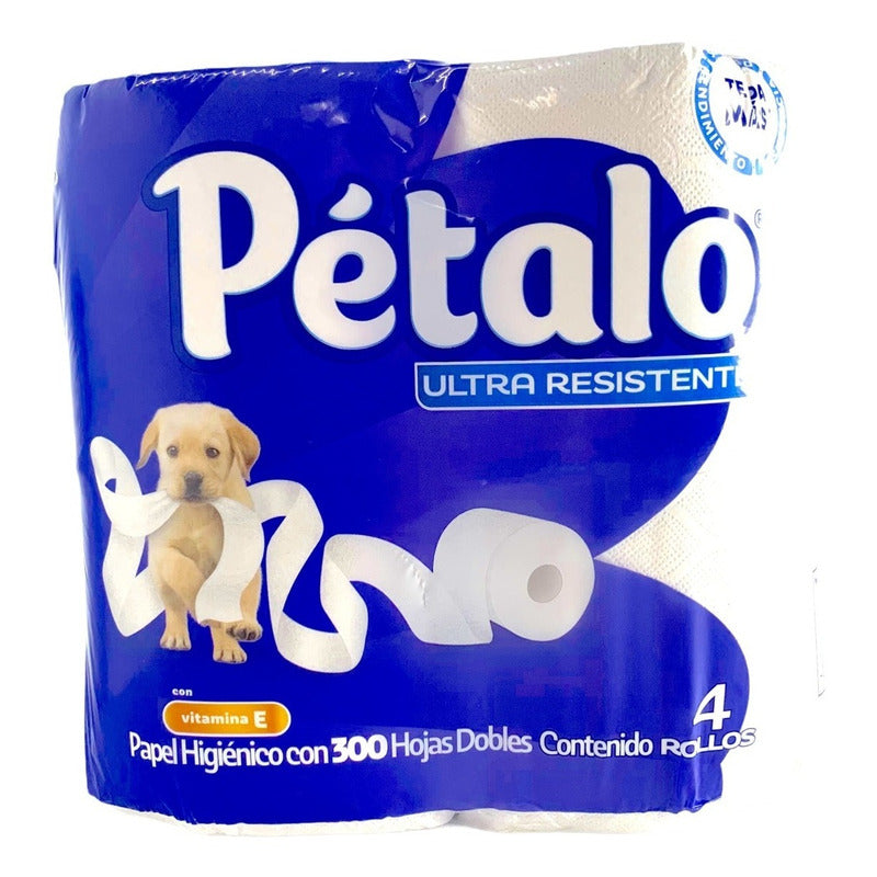Papel Higienico Petalo Ultra Resistente 4 Rollos - Eurotruck Mexico