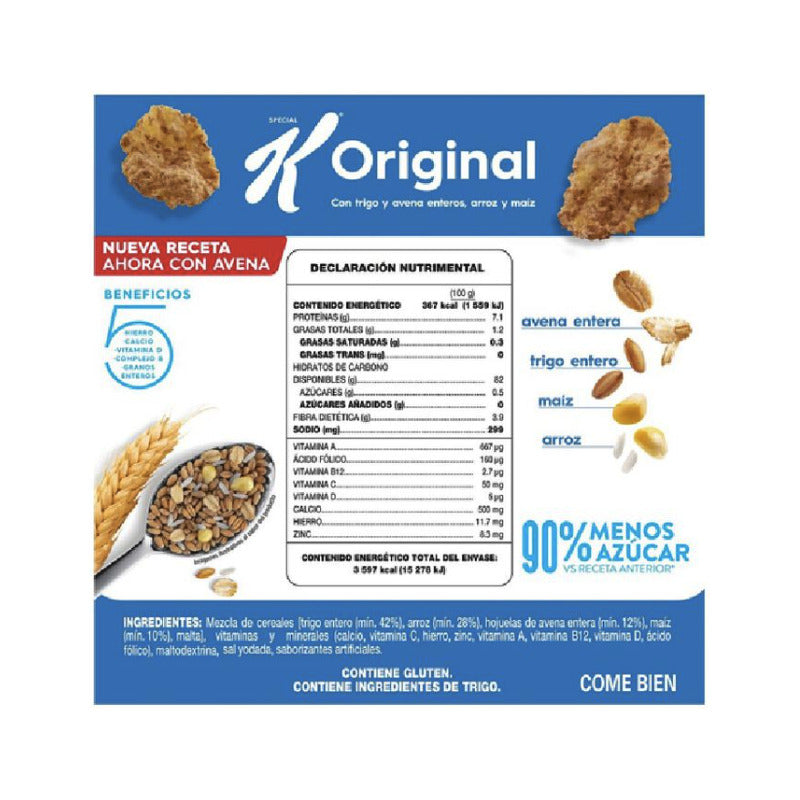 Cereal Special K Original Con Avena 90% Menos Azúcar 980 Gr - Eurotruck Mexico