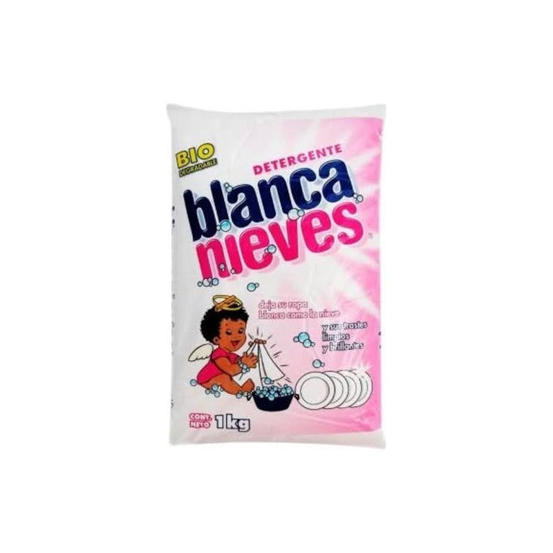 Jabon Blanca Nieves Detergente 1 Kg Caja Con 10 Kg