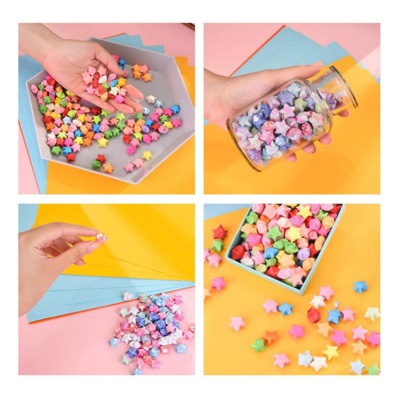 Cinta Origami, Tira Plegable Estrella, Manualidades